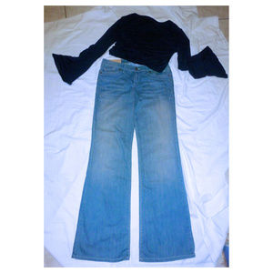 Alloy Truck Flare Jeans 30 Tall inseam